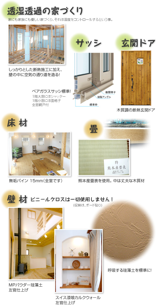 透湿・透過の家づくり